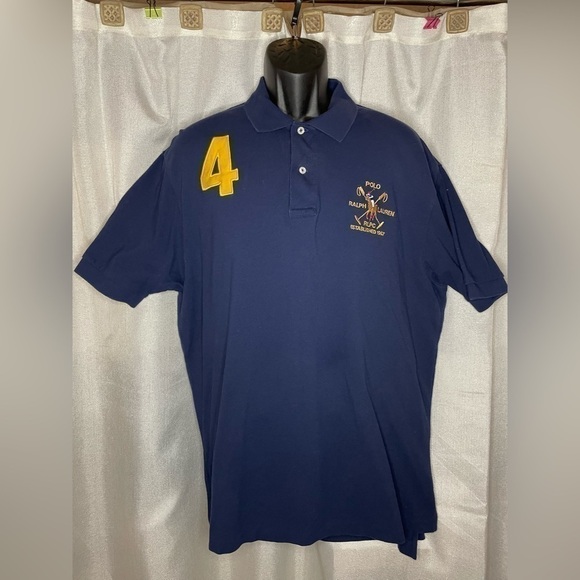 Polo Ralph Lauren Other - Polo Ralph Lauren Men's Cotton Mesh Polo Shirt blue RLPC Size XL.